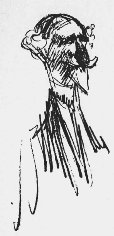 Charles Léandre - Caricatura di Jean Bertot